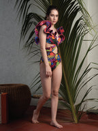 Midnight Rose Goddess Monokini
