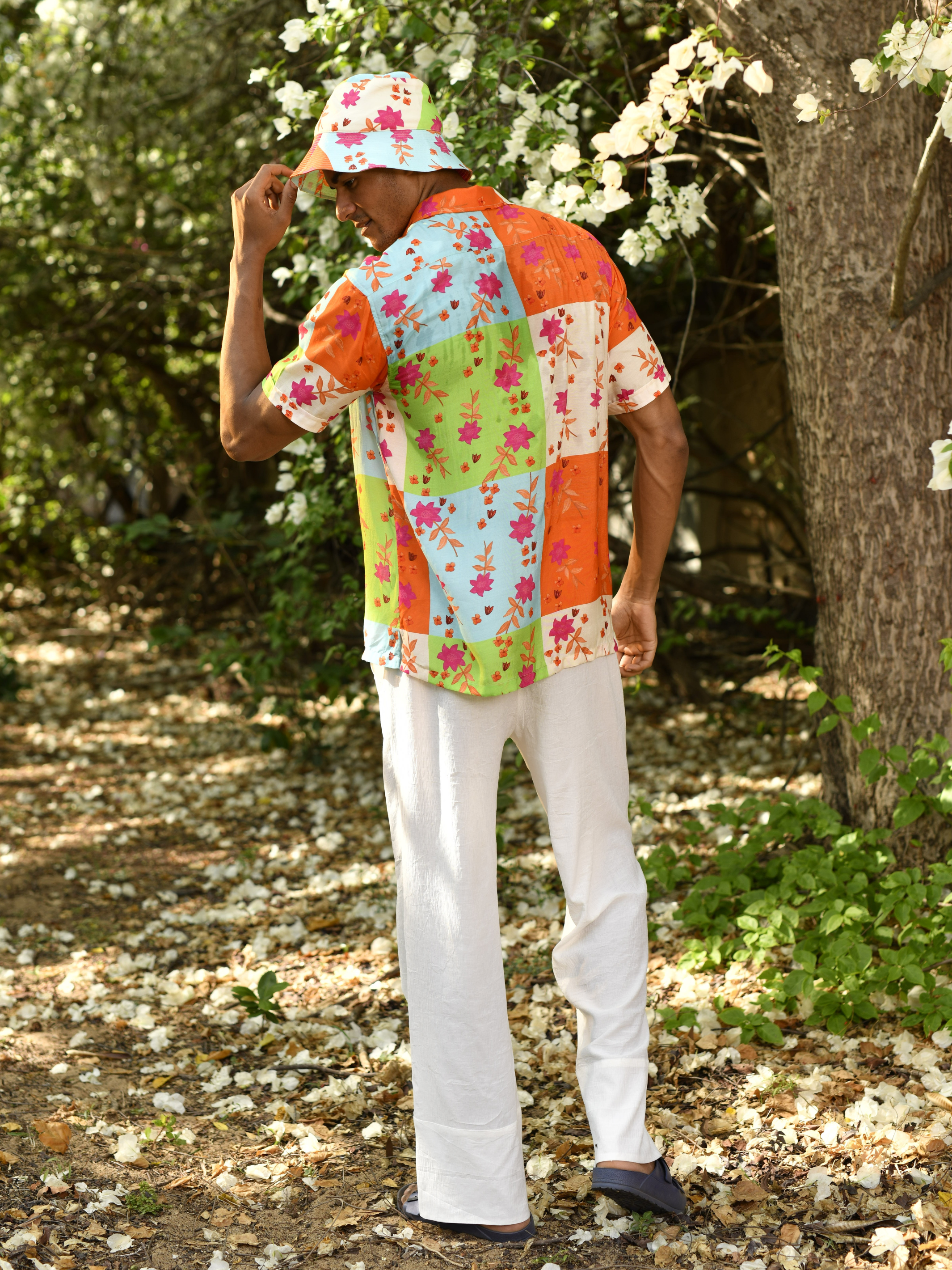 Azlea Patchwork Hawaiian Shirt
