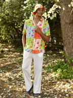 Azlea Patchwork Hawaiian Shirt